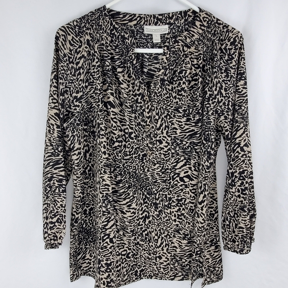 ❤️ Dana Bachman Leopard print top size large - Picture 1 of 8